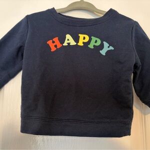 Jumping Beans Happy Navy Sweatshirt